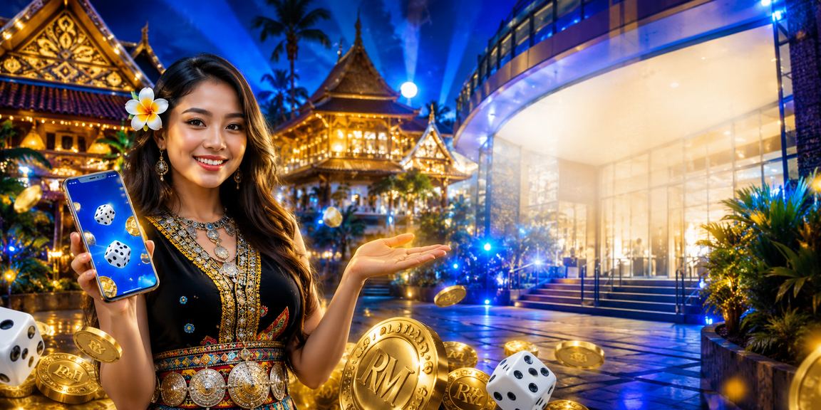 Permainan dadu tradisional di Sarawak dalam tema Melayu yang klasik